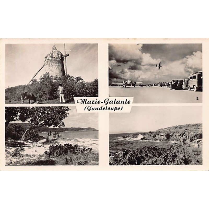 Rare collectable postcards of Guadeloupe. Vintage Postcards of Guadeloupe