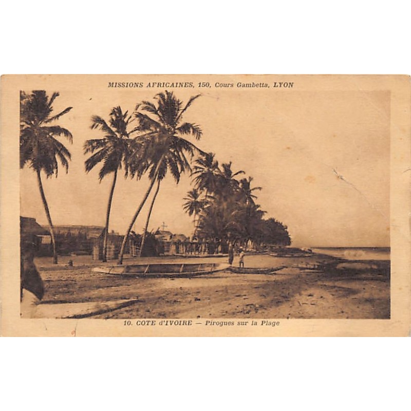 Rare collectable postcards of CÔTE D'IVOIRE. Vintage Postcards of CÔTE D'IVOIRE