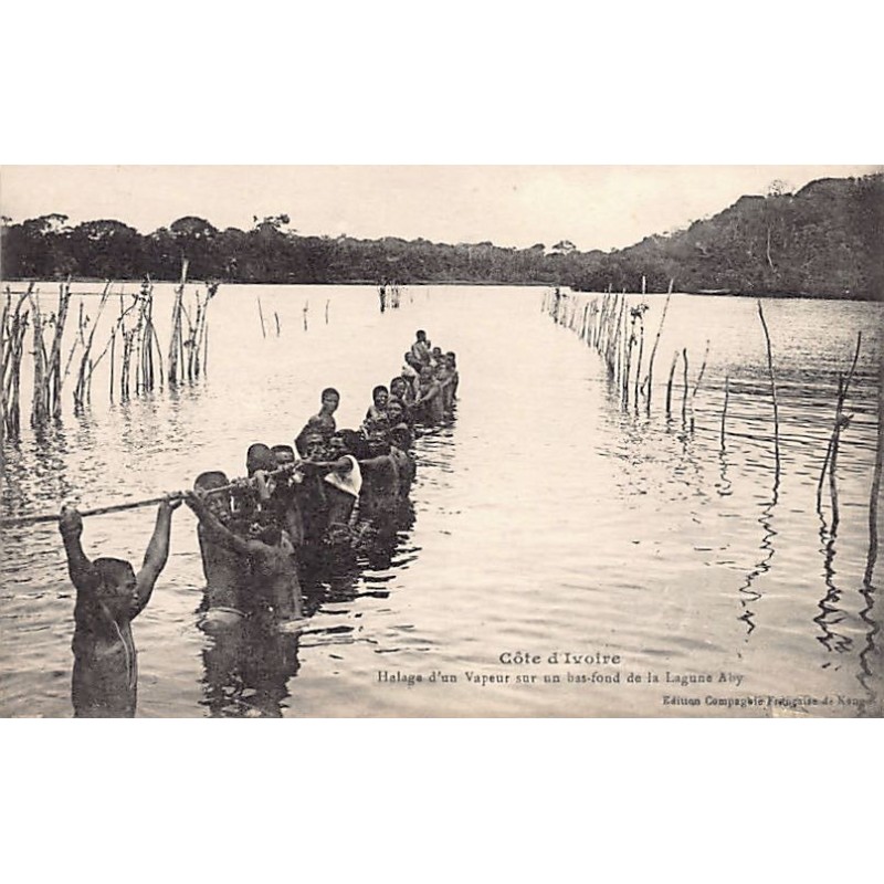 Rare collectable postcards of CÔTE D'IVOIRE. Vintage Postcards of CÔTE D'IVOIRE