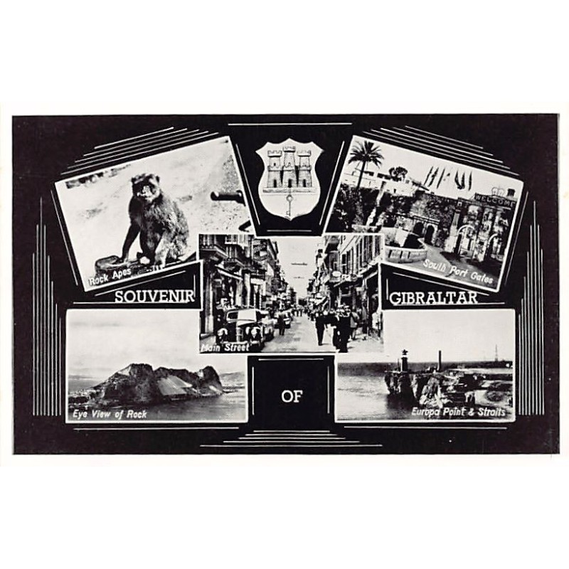 Rare collectable postcards of Gibraltar. Vintage Postcards of Gibraltar