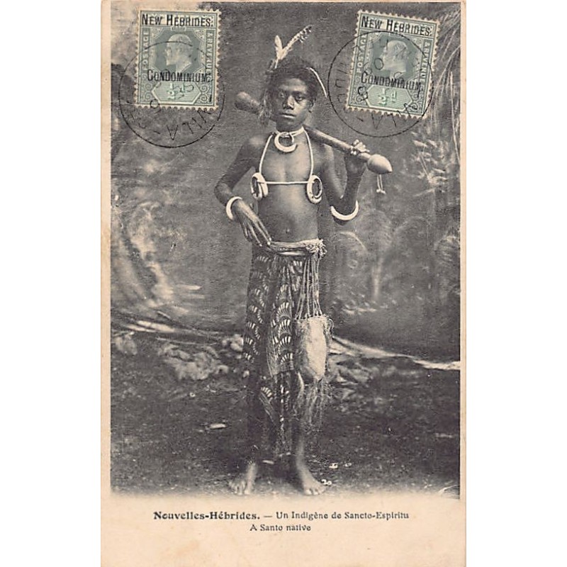 Rare collectable postcards of Vanuatu (New Hebrides). Vintage Postcards of Vanuatu (New Hebrides)