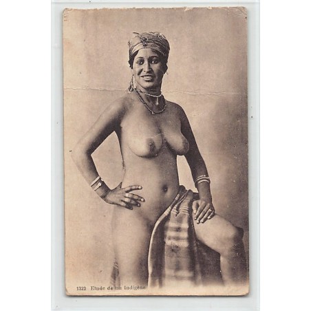Rare collectable postcards of ETHNIC NUDE. Vintage Postcards of ETHNIC NUDE