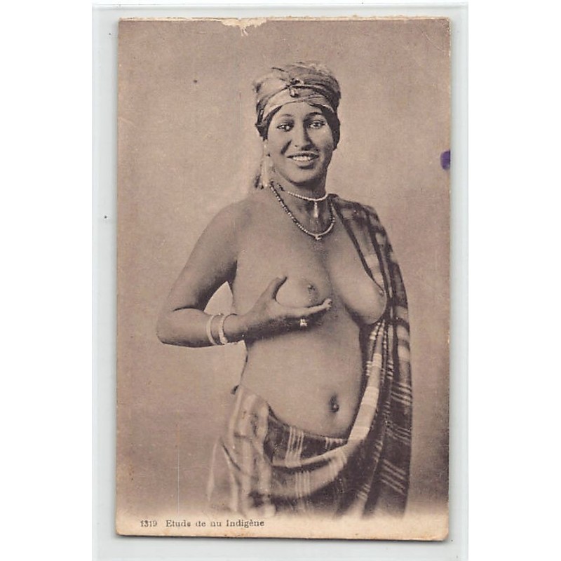 Rare collectable postcards of ETHNIC NUDE. Vintage Postcards of ETHNIC NUDE