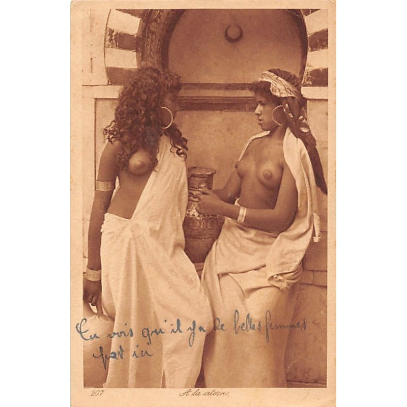 Rare collectable postcards of ETHNIC NUDE. Vintage Postcards of ETHNIC NUDE