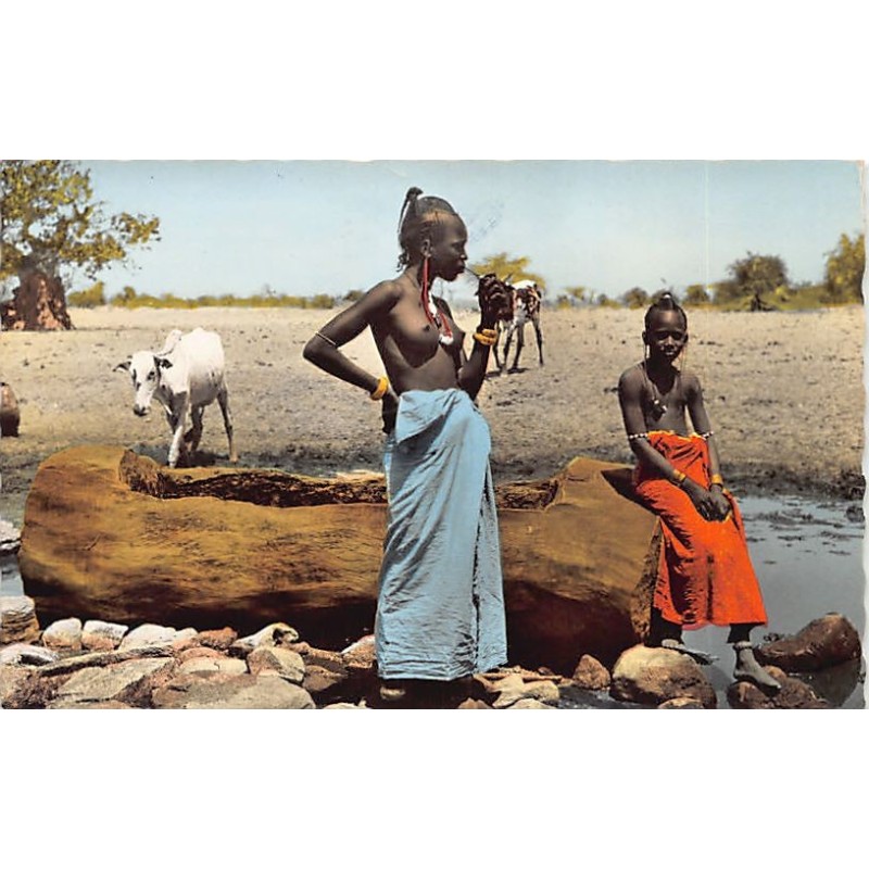Rare collectable postcards of ETHNIC NUDE. Vintage Postcards of ETHNIC NUDE