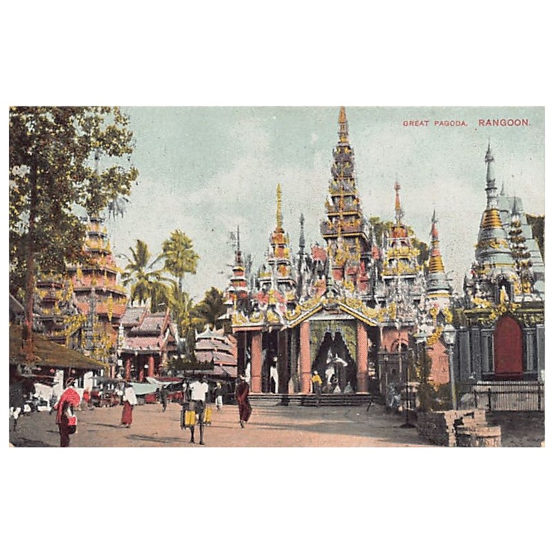 Rare collectable postcards of Myanmar (Burma). Vintage Postcards of Myanmar (Burma)