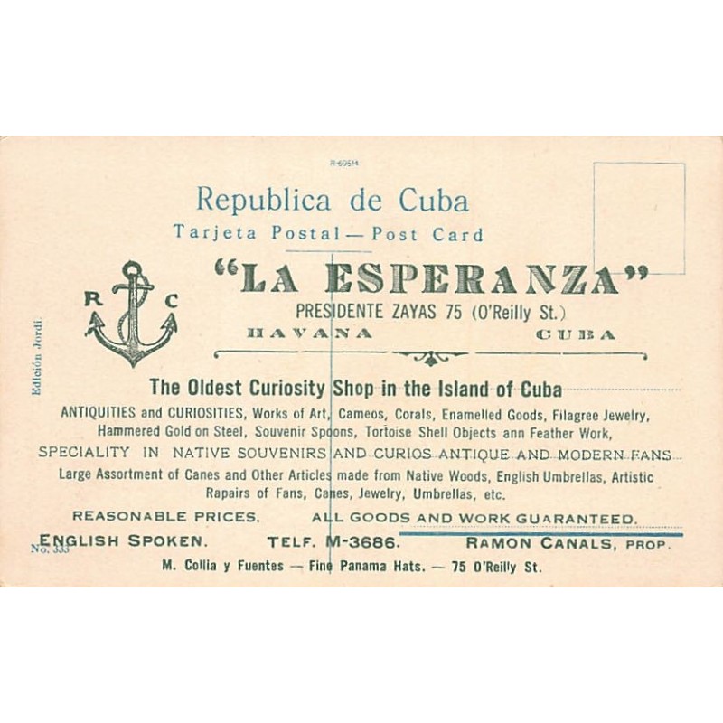 Rare collectable postcards of Cuba. Vintage Postcards of Cuba