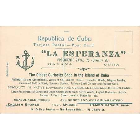 Rare collectable postcards of Cuba. Vintage Postcards of Cuba