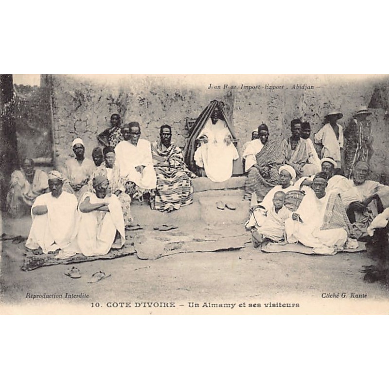 Rare collectable postcards of CÔTE D'IVOIRE. Vintage Postcards of CÔTE D'IVOIRE