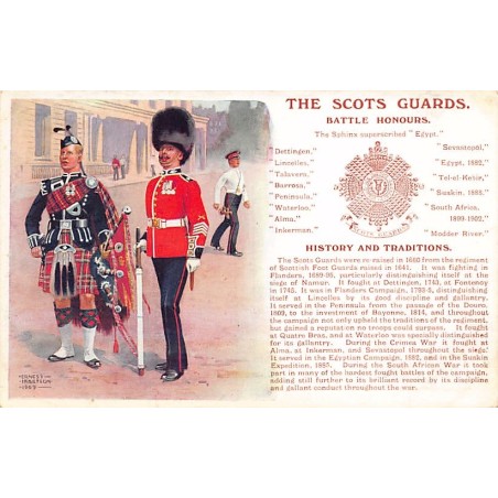 British Army - The Scots Guard - Ernest Ibbetson 1909 - Publ. Gale & Polden Ltd.