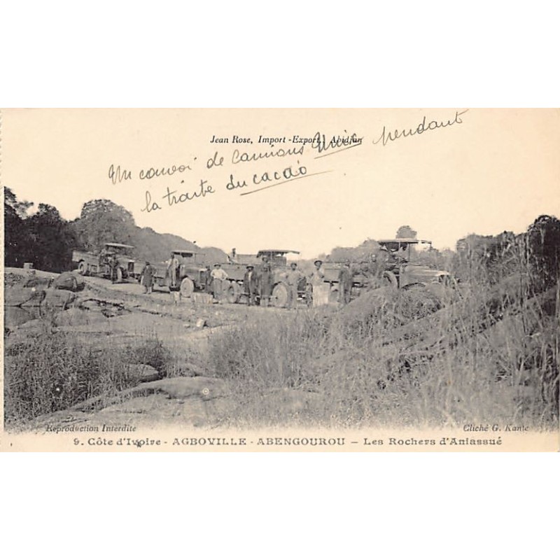 Rare collectable postcards of CÔTE D'IVOIRE. Vintage Postcards of CÔTE D'IVOIRE