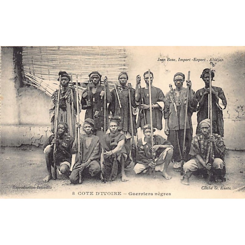 Rare collectable postcards of CÔTE D'IVOIRE. Vintage Postcards of CÔTE D'IVOIRE