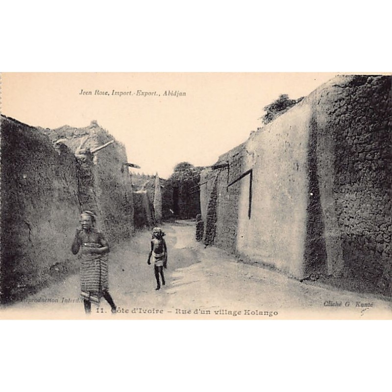 Rare collectable postcards of CÔTE D'IVOIRE. Vintage Postcards of CÔTE D'IVOIRE