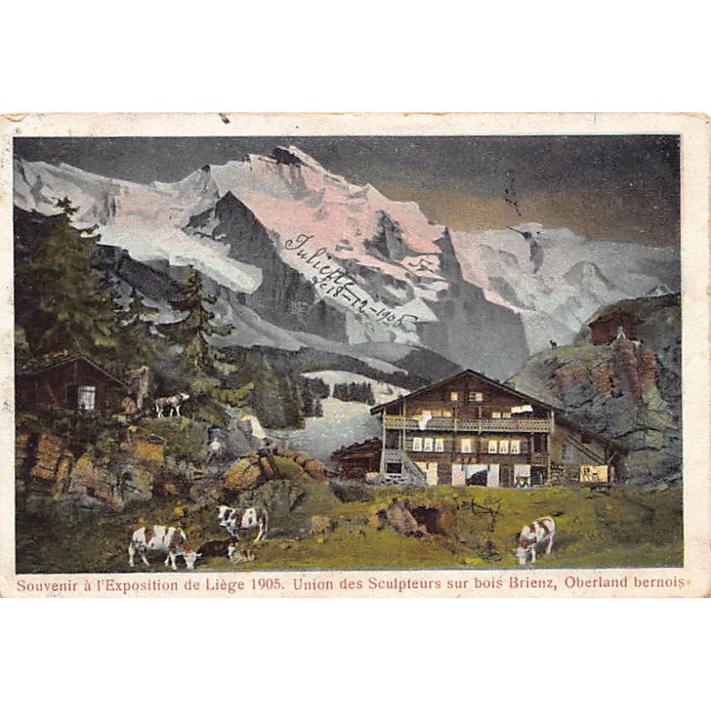 Rare collectable postcards of Switzerland. Vintage Postcards of Switzerland