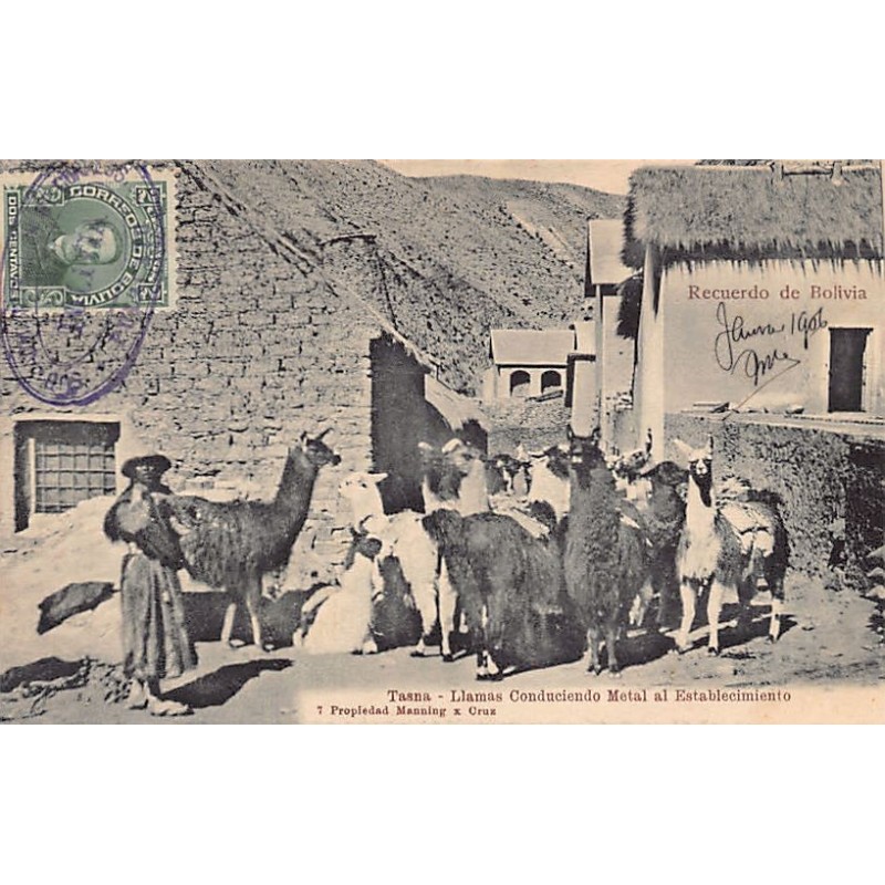 Rare collectable postcards of Bolivia. Vintage Postcards of Bolivia