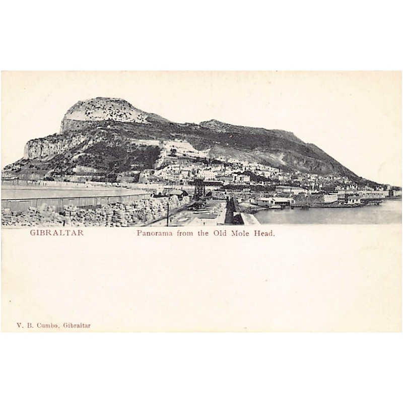 Rare collectable postcards of Gibraltar. Vintage Postcards of Gibraltar
