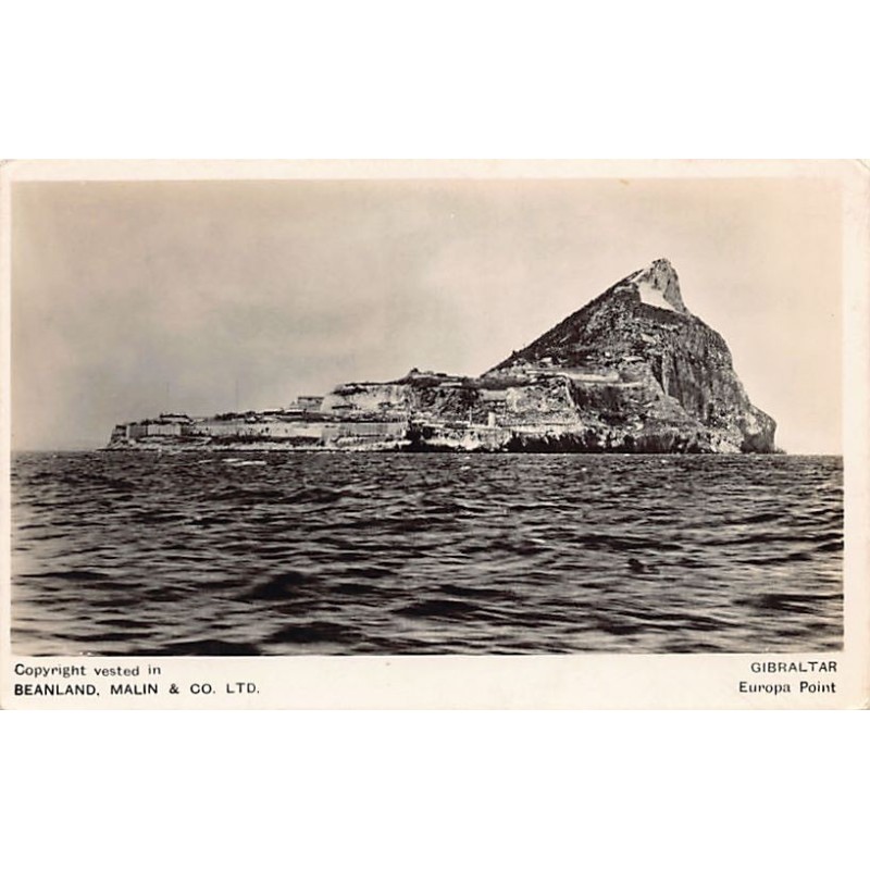 Rare collectable postcards of Gibraltar. Vintage Postcards of Gibraltar