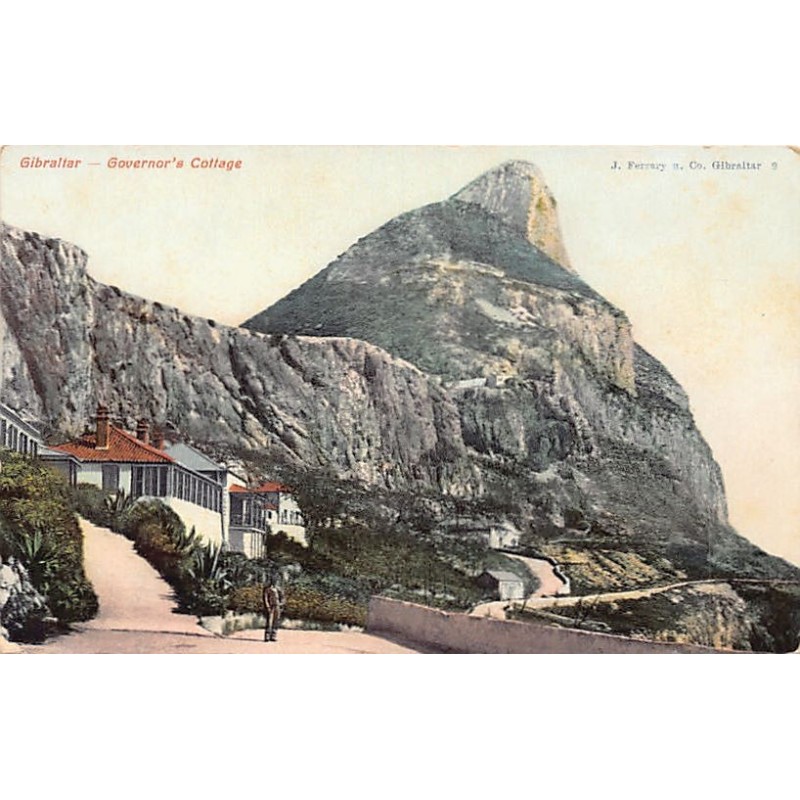 Rare collectable postcards of Gibraltar. Vintage Postcards of Gibraltar