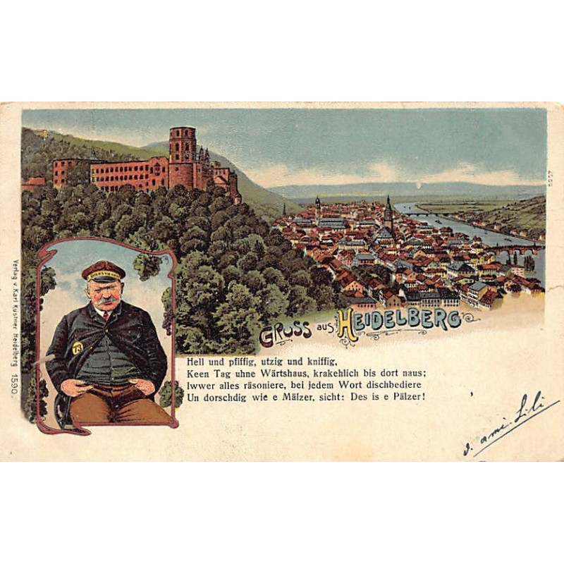 Rare collectable postcards of Germany. Vintage Postcards of Germany