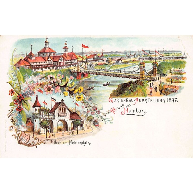 Rare collectable postcards of Germany. Vintage Postcards of Germany