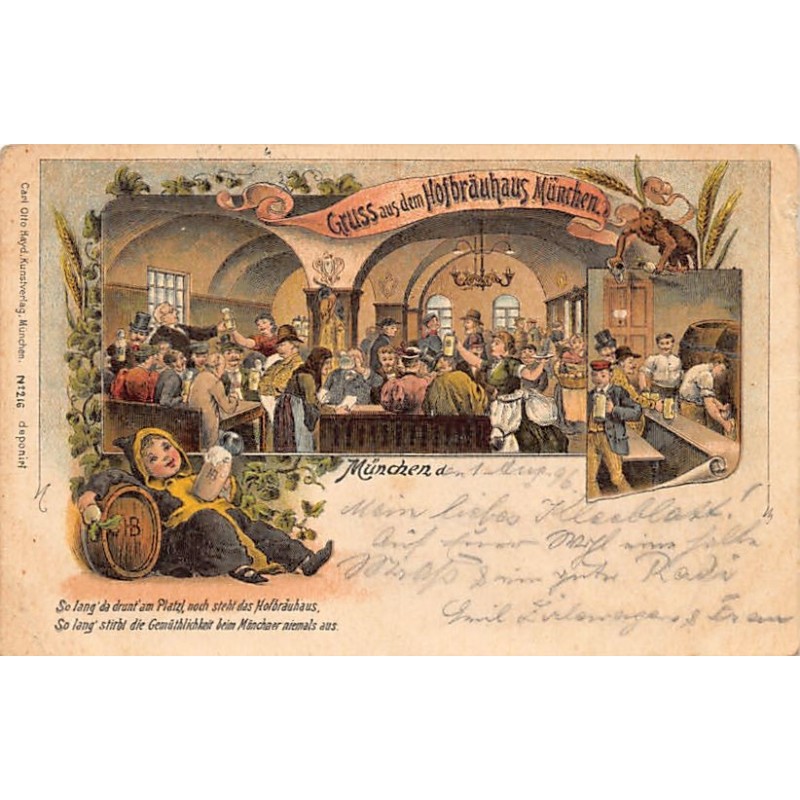 Rare collectable postcards of Germany. Vintage Postcards of Germany