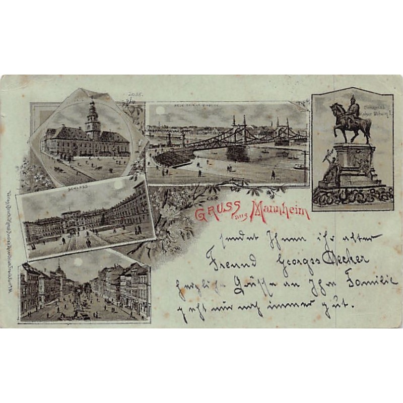 Rare collectable postcards of Germany. Vintage Postcards of Germany
