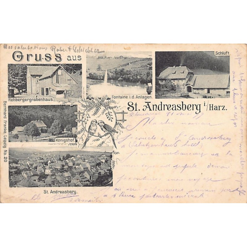 Rare collectable postcards of Germany. Vintage Postcards of Germany