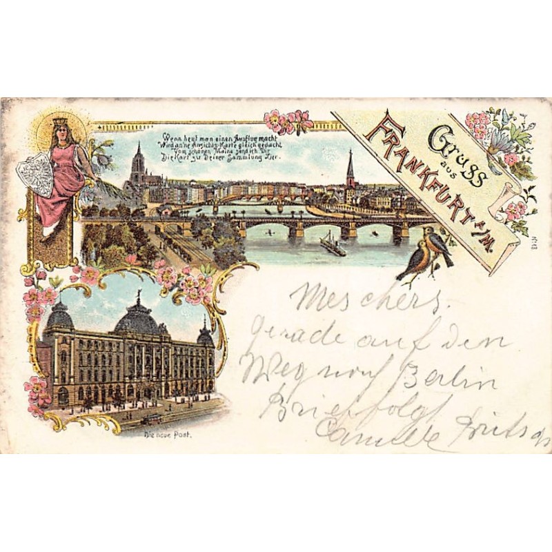 Rare collectable postcards of Germany. Vintage Postcards of Germany
