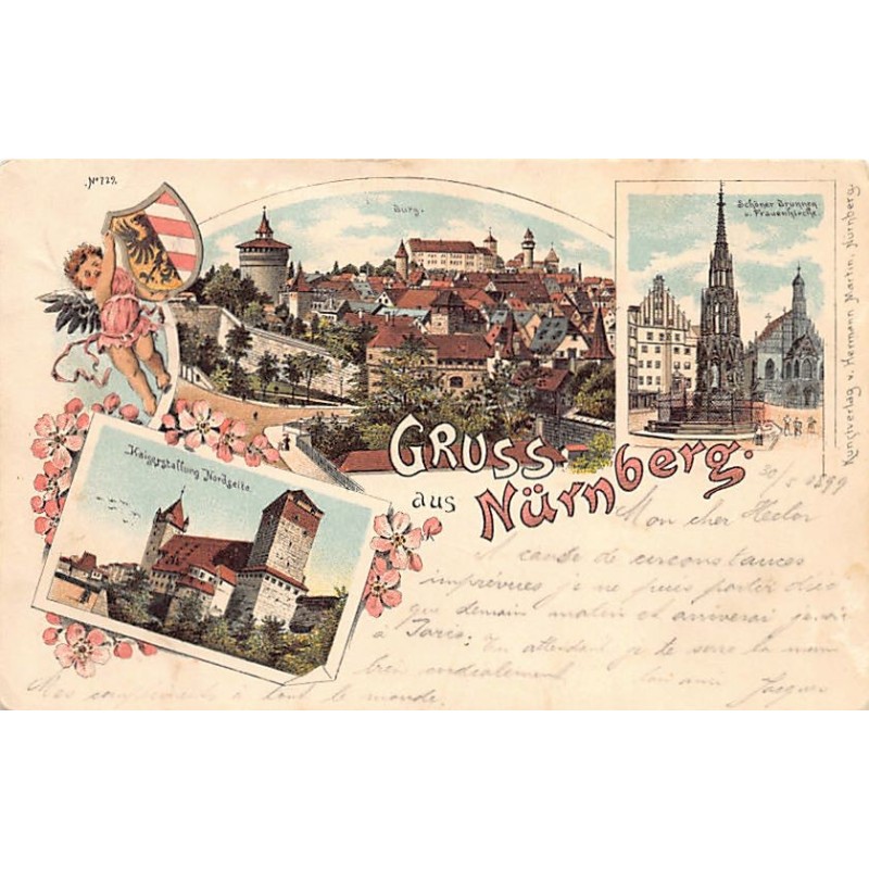 Rare collectable postcards of Germany. Vintage Postcards of Germany