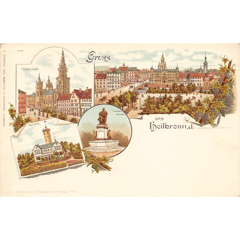 Rare collectable postcards of Germany. Vintage Postcards of Germany