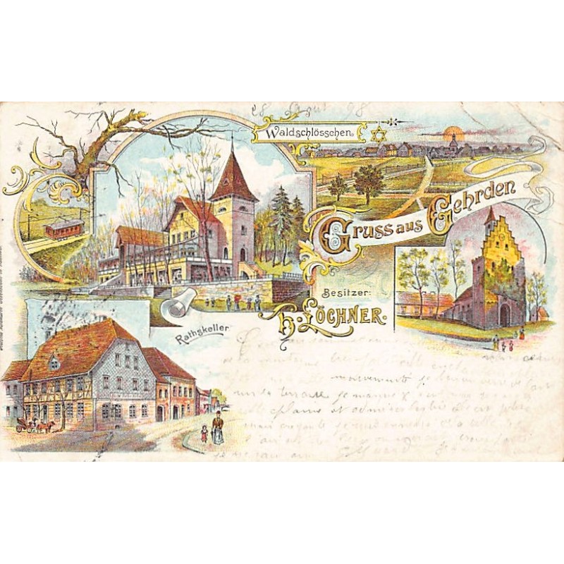 Rare collectable postcards of Germany. Vintage Postcards of Germany