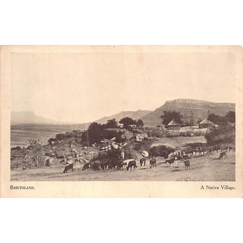 Rare collectable postcards of Lesotho. Vintage Postcards of Lesotho