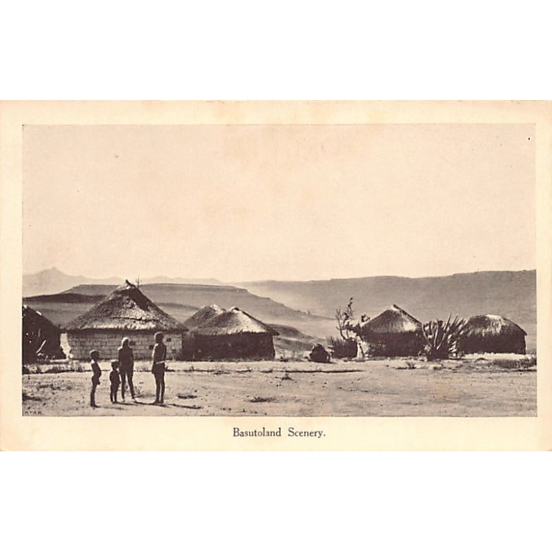 Rare collectable postcards of Lesotho. Vintage Postcards of Lesotho