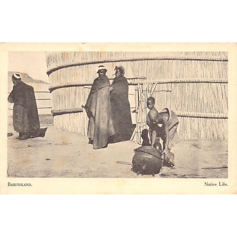 Rare collectable postcards of Lesotho. Vintage Postcards of Lesotho