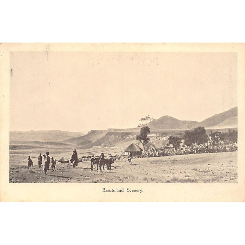 Rare collectable postcards of Lesotho. Vintage Postcards of Lesotho