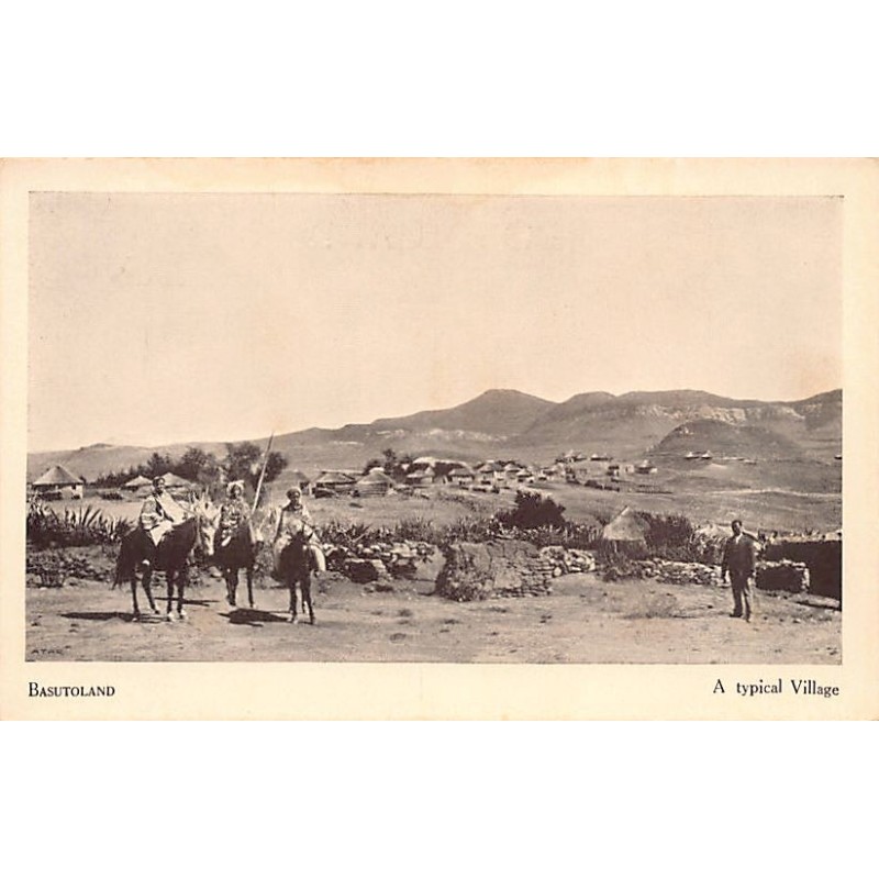 Rare collectable postcards of Lesotho. Vintage Postcards of Lesotho