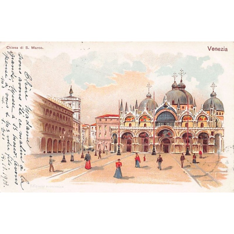 Rare collectable postcards of Italy. Vintage Postcards of Italy