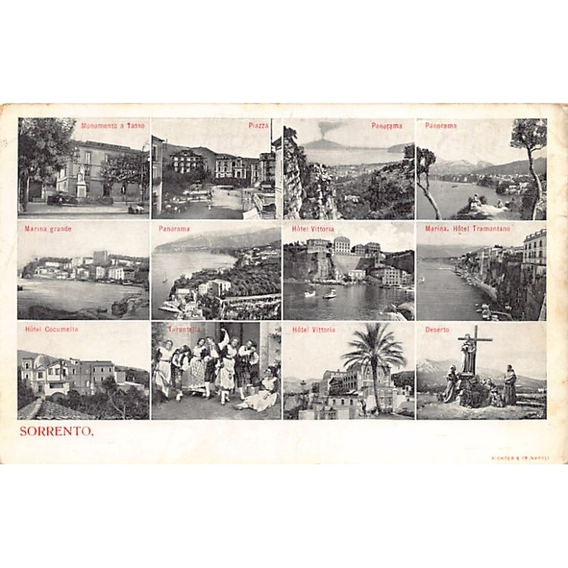 Rare collectable postcards of Italy. Vintage Postcards of Italy