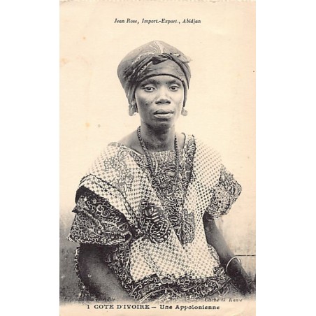 Rare collectable postcards of CÔTE D'IVOIRE. Vintage Postcards of CÔTE D'IVOIRE