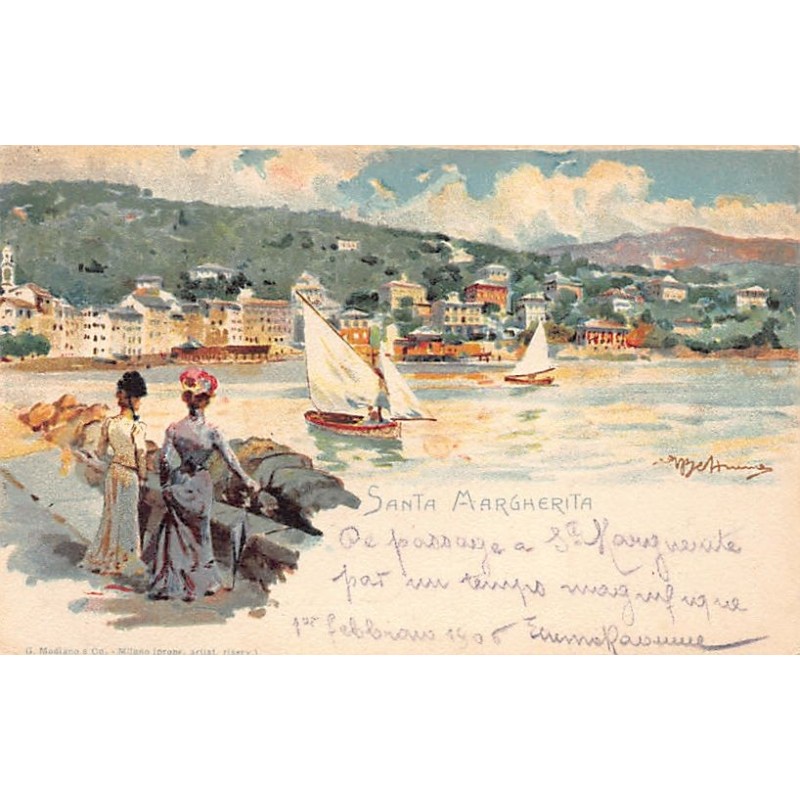 Rare collectable postcards of Italy. Vintage Postcards of Italy