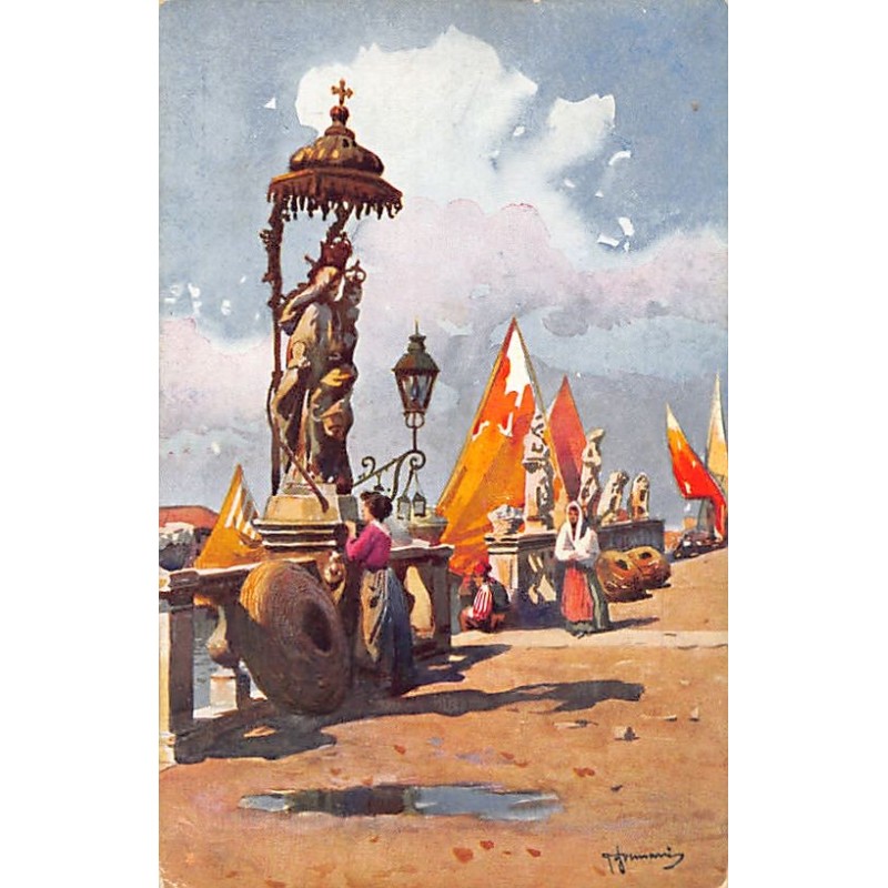 Rare collectable postcards of Italy. Vintage Postcards of Italy