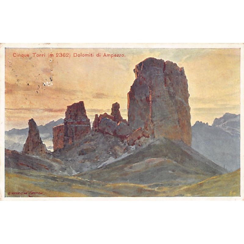 Rare collectable postcards of Italy. Vintage Postcards of Italy