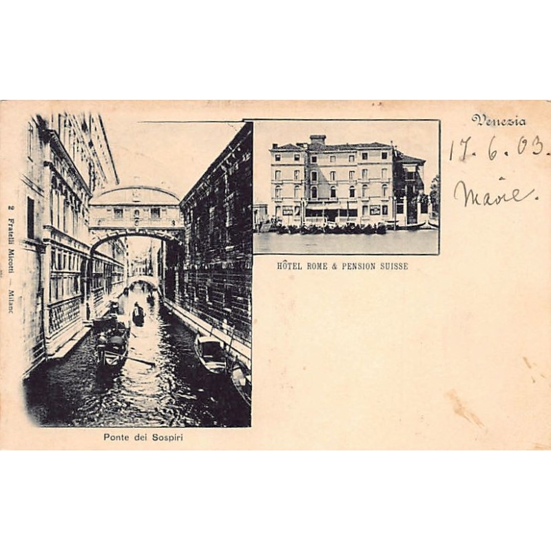 Rare collectable postcards of Italy. Vintage Postcards of Italy