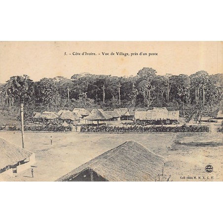 Rare collectable postcards of CÔTE D'IVOIRE. Vintage Postcards of CÔTE D'IVOIRE