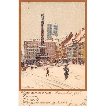 Rare collectable postcards of Germany. Vintage Postcards of Germany