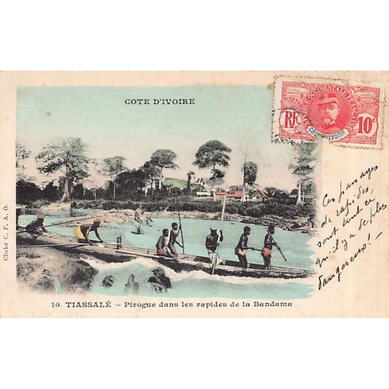 Rare collectable postcards of CÔTE D'IVOIRE. Vintage Postcards of CÔTE D'IVOIRE