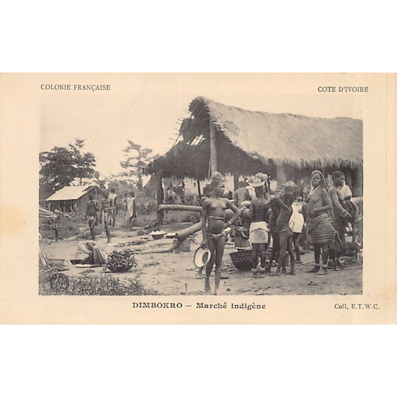 Rare collectable postcards of CÔTE D'IVOIRE. Vintage Postcards of CÔTE D'IVOIRE
