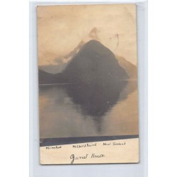 New Zealand - Mitre Peak, Milford Sound ( - REAL PHOTO Year 1903) - Publ. unknown