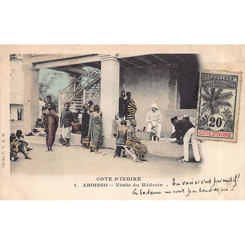 Rare collectable postcards of CÔTE D'IVOIRE. Vintage Postcards of CÔTE D'IVOIRE