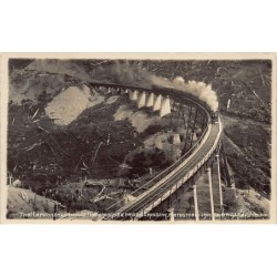 New Zealand - The Hapuwhenwa Railway Viaduct - The Through Express crossing - REAL PHOTO - Publ. W. Beattie & Co. 1909
